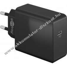 Hlzati USB-C Power Delivery gyorstlt, 65W, fekete
