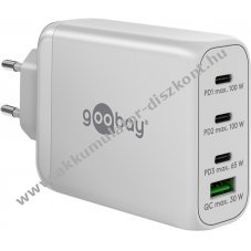 100W USB-C PowerDelivery tbbportos gyorstlt, fehr