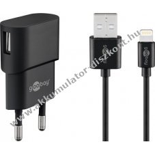 Goobay apple Lightning hlzati adapter 1A s tlt kbel 1m