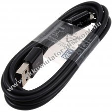 Eredeti Samsung ECB-DU4EBE USB-A Micro-USB adatkbel tltkbel 1,5m fekete