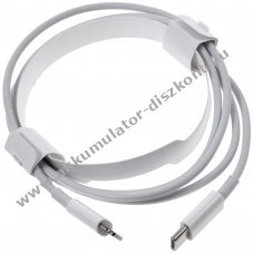 Eredeti Apple A2561 MM0A3 USB-C -bl Lightning -ra tltkbel 1m
