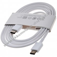 Eredeti Samsung USB-C-rl USB-C-re tlt s adatkbel EP-DW767 1,8 m, 3A, 25W/45W, fehr