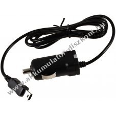 Powery auts adapter beptett TMC antennval 12-24V Navigon 8450 Live Premium mini USB-vel 1000mA