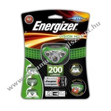 Energizer headlight / fejlmpa Vision HD 200lumen + 3db AAA elem HDB322