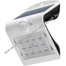 Goobay LED-es napelemes fali lmpa mozgsrzkelvel 1,5W fehr