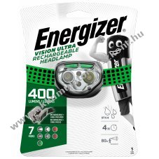 Energizer Pro+ LED VISION ULTRA tlthet fejlmpa 400lm zld beptett Akkumultorval