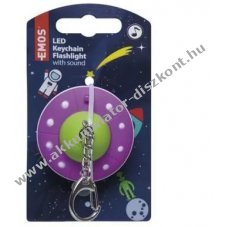 Emos vilgegyetem LED kulcstart UFO specilis hang effekttel