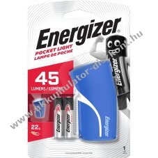 ENERGIZER Pocket Light elemlmpa, zseblmpa + 2db AAA elem, 45lm