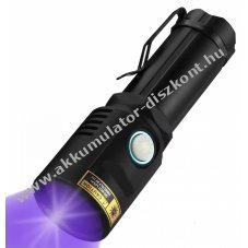 Infinio UV zseblmpa Akkumultormultorral UV601 Alonefire Bold V2 10W 365nm