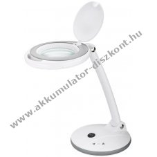 LED-es nagyt lmpa talppal, 6 W, fehr, 450lm