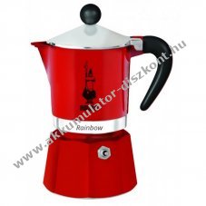 BIALETTI - Rainbow - hagyomnyos kvfz - 3 adagos - Piros