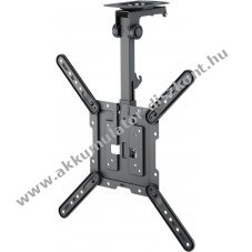 Mennyezetre szerelhet TV llvny, 23 s 55 (58 - 140 cm) kztt, 20 kg-ig