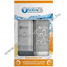 SodaCo sznsavast flakon otthoni SodaCo Basic s Royal szdagphez, 2db 1l, SZRKE-FEHR