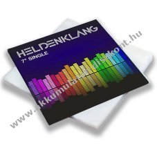 7 hvelykes  Vinyl / Bakelit lemez vdtok, tltsz- Extra vastag 1db/csomag - A kszlet erejig!