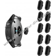 10db szilikon porvd Garmin Vivoactive 3, Fenix 5,6,7 Forerunner 935 245 stb. fekete