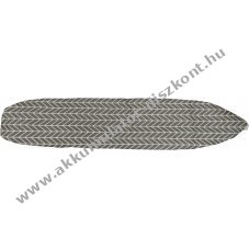Vasaldeszka huzat Thermo Reflect M, 125cm x 40cm, fehr-szrke - A kszlet erejig!