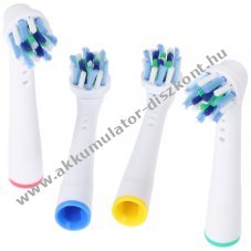4db 360 Cleaning Brush csere elektromos fogkefefej Oral-B D10, D12, D16