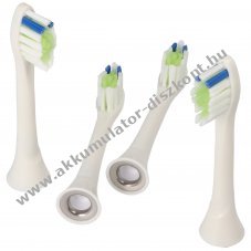 4db Whitening Cleaning Brush csere elektromos fogkefefej Philips HX3, HX6, HX8, HX9 szria