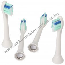 4db Gum Care Cleaning Brush csere elektromos fogkefefej Philips HX3, HX6, HX8, HX9 szria