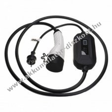 Hlzati tltkbel elektromos authoz, plug-in hibrid, Type2, 1-fzis, 16A, 3,5kW, 3m