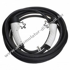 Tltkbel elektromos aut, plug-in hibrid, type2 csatlakoz, 3 fzis, 32A, 22KW, 10m