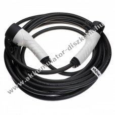 Tltkbel elektromos aut, plug-in hibrid, type2 csatlakoz, 1 fzis, 32A, 7KW, 10m