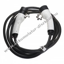 Tltkbel elektromos aut, plug-in hibrid, type2 csatlakoz, 3 fzis, 16A, 11KW, 5m