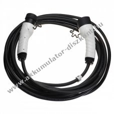 Tltkbel elektromos aut, plug-in hibrid, type2 csatlakoz, 1 fzis, 16A, 3.5KW, 10m