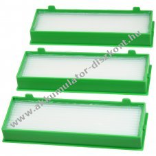 Csere HEPA allergiasz�r� Vorwerk Kobold VR200 VR300 robotporsz�v� 3db