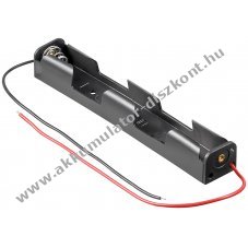 Elemtart 2db AA(Mignon) elemhez, Akkumultorhoz kbeles csatlakozval