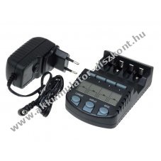 Technoline t�pus BC 700 gyorsakkut�lt� LCD kijelz�vel AA/AAA 9 funkci�s