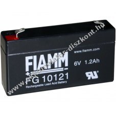 lom Akkumultor 6V 1,2Ah (FIAMM) tpus FG10121 (csatlakoz: F1)