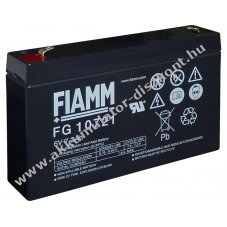 lom Akkumultor 6V 7,2Ah (FIAMM) tpus FG10721 (csatlakoz: F1)