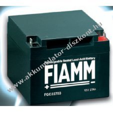 lom Akkumultor 12V 27Ah (FIAMM) tpus FGC22703 (ciklusll, ciklikus)