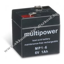 lom Akkumultor 6V 1Ah (Multipower) tpus MP1-6