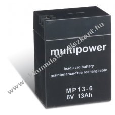 lom Akkumultor 6V 13Ah (Multipower) tpus MP13-6