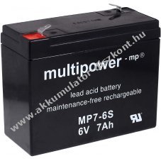 lom Akkumultor 6V 7Ah (Multipower) tpus MP7-6S