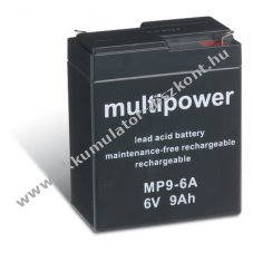 lom Akkumultor 6V 9Ah (Multipower) tpus MP9-6A