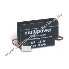 lom Akkumultor 12V 0,8Ah (Multipower) tpus MP0,8-12AMP