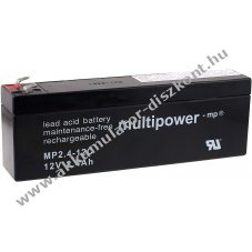 lom Akkumultor 12V 2,4Ah (Multipower) tpus MP2.4-12C ciklusll, ciklikus