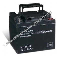 lom Akkumultor 12V 45Ah (Multipower) tpus MP45-12 - VDS-minstssel