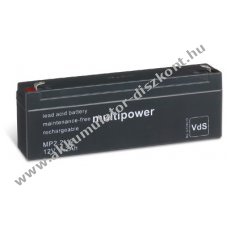 lom Akkumultor 12V 2,2Ah (Multipower) tpus MP2,2-12 - VDS-minstssel