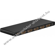 HDMI splitter/eloszt 1db bemenet 4db kimenet 4k60hz