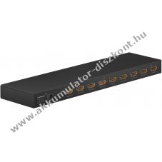 HDMI splitter/eloszt 1db bemenet 8db kimenet 4K60Hz