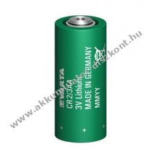 Varta lithium elem tpus CR 2/3 AA forraszthat 3V 1,35Ah (LiMnO2)