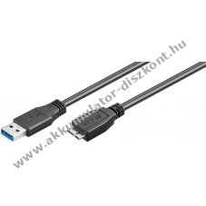 Goobay SuperSpeed USB kbel 3.0 -  A -> (micro USB) B csatlakoz - 50cm