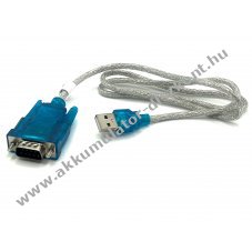 USB-soros (RS232 - 9 pin) talakt adatkbel 80cm