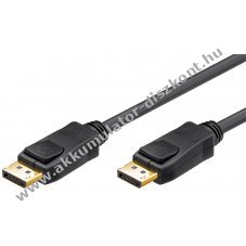 Goobay DisplayPort kbel, 1m , fekete