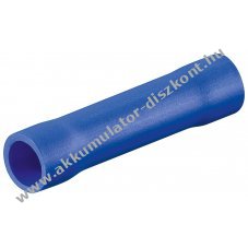 Butt csatlakoz teljes PVC szigetelssel, kk, 1db/csomag - A kszlet erejig!