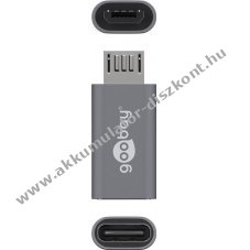 Goobay adapter USB C > USB B 2.0 Micro USB Hi-speed (typ B) - Kirusts! - A kszlet erejig!